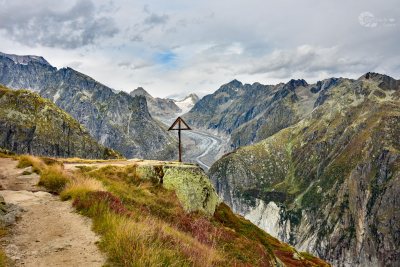 Aletschgletscher Ausblick Plateau