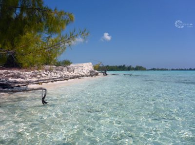 Karibik Strand türkises Wasser mit Wasserzeichen Homepage